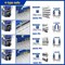 Heavy Duty 4-in-1 Staple Gun, 6000pcs Staples Manual Brad Nailer, Upholstery Stapler Nail Gun for Fixing Material, Decoration, Carpentry, Furniture, Doors and Windows.